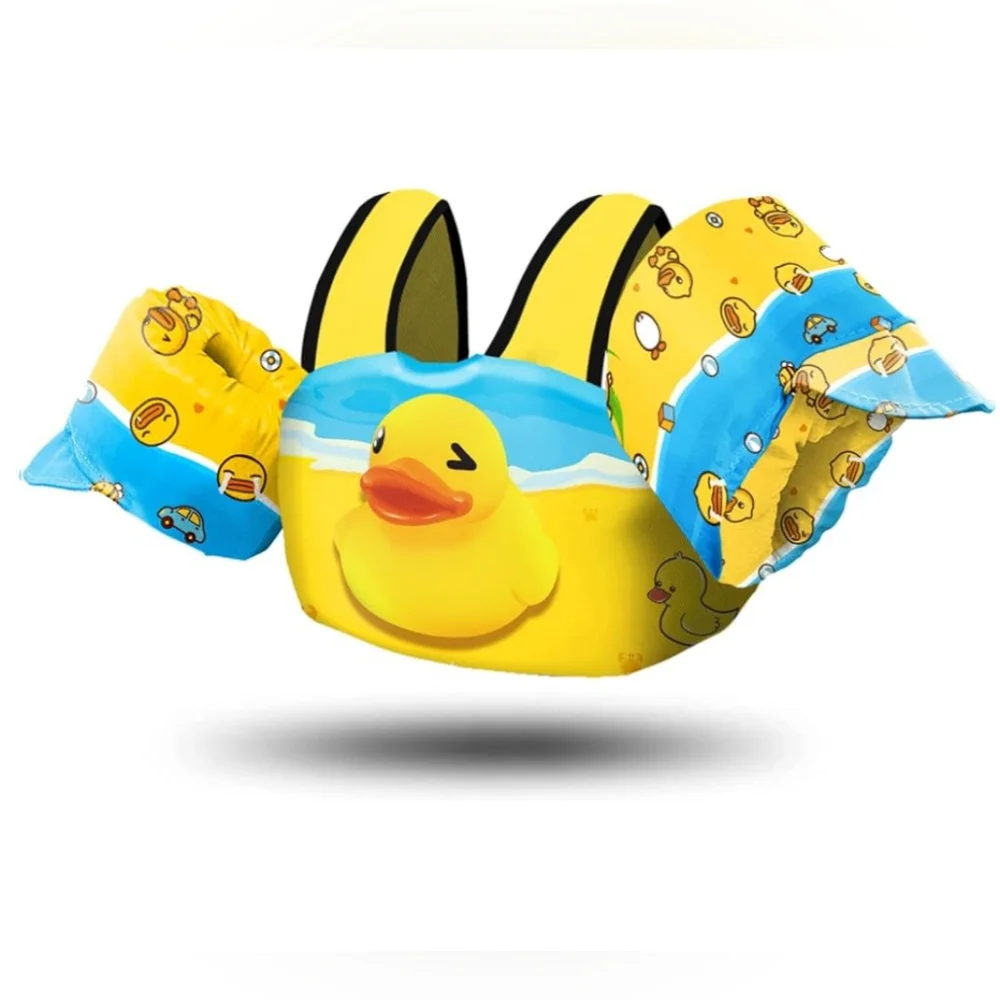 Boys Girls Toddler Floatie with Shoulder Harness Arm Wings for Ages 2-7 30-55lb